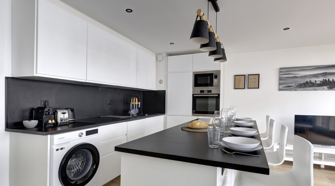 cuisine suite dolce vita paris location appartement paris