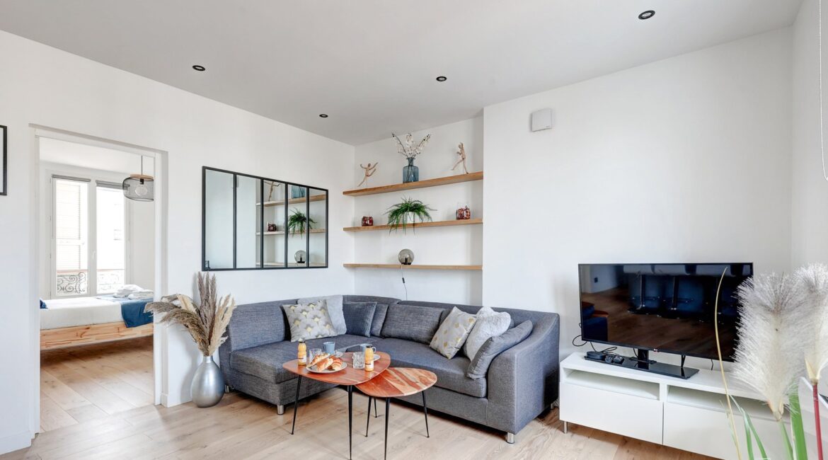 Séjour séjour suite modern art paris location appartement paris